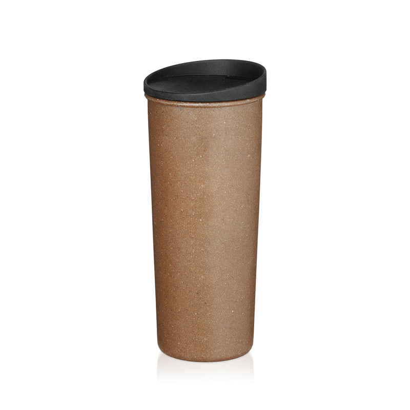 Personalised Wood Re-LIFE Cup Black lid
